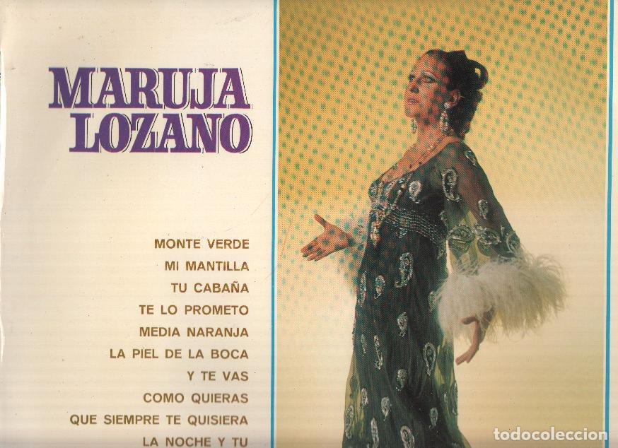 Libros antiguos: Disco-LP 33rpm: MARUJA LOZANO - Monte verde - Maruja Lozano