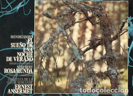 Libros antiguos: Disco/Vinilo-LP: MENDELSSOHN / SHUBERT: El sue&ntilde;o de una noche de Verano y Rosamunda (Decca) - MENDEL