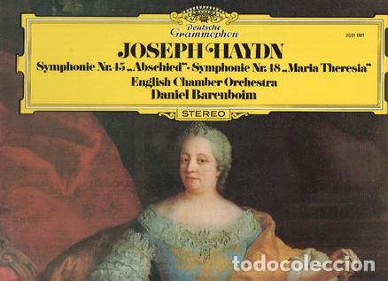 Libros antiguos: Disco/Vinilo-LP: JOSEPH HAYDN - Symphonie Nr.45 Abschied y 48 Maria Theresia (Deutsche Gramophon) -
