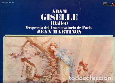 Libros antiguos: Disco/Vinilo-LP: Ballet ADAM GISELLE - Orquesta del Conservatorio de Paris y Jean Martinon (DECCA) -