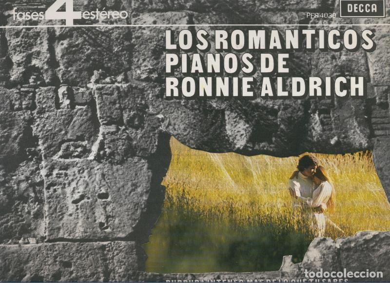 Antiquarische B&uuml;cher: Disco Vinilo LP: LOS ROMANTICOS PIANOS DE RONNIE ALDRICH - RONNIE ALDRICH