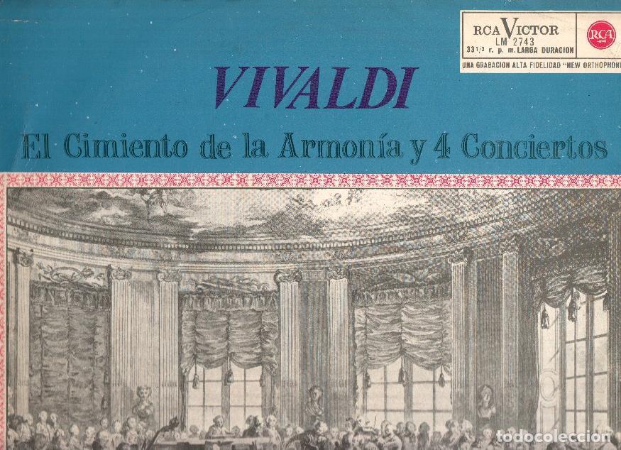 Libros antiguos: Disco/Vinilo-LP: VIVALDI - El cimiento de la armonia y 4 conciertos (RCA) - Vivaldi
