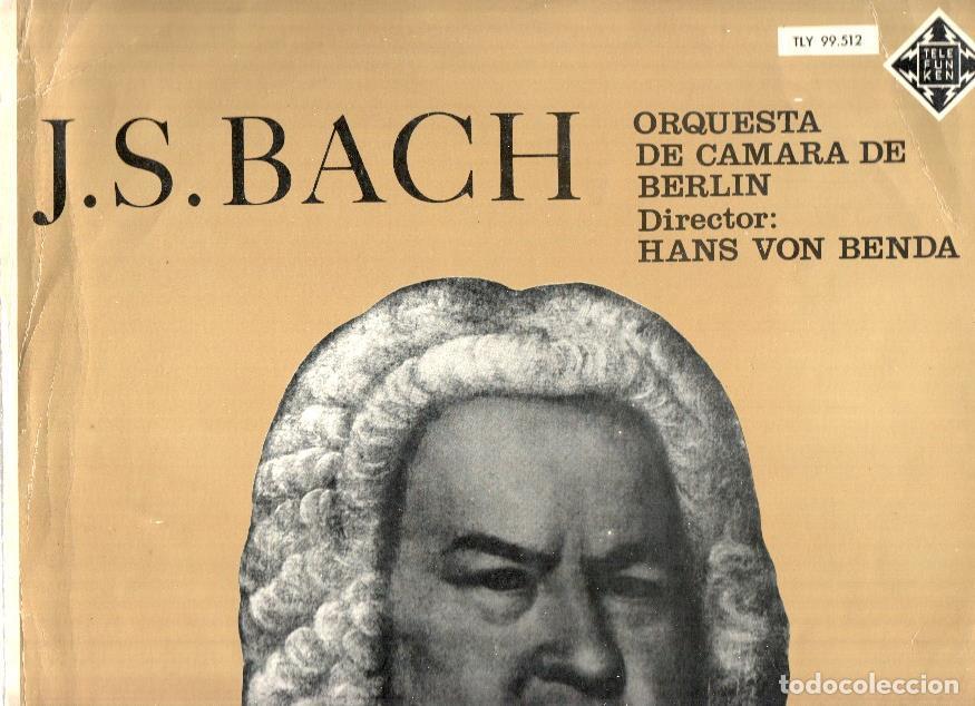 Antiquarische B&uuml;cher: Disco/Vinilo-LP: BACH - Suite Numero 1 en Do Mayor / Suite Numero 3 en Re Mayor (Telefunken) - Bach