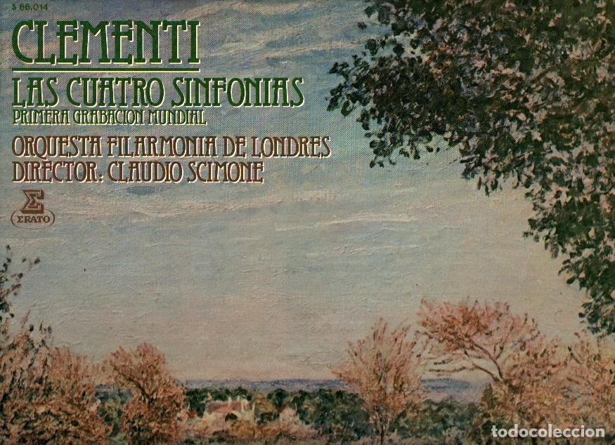 Antiquarische B&uuml;cher: Disco/Vinilo-LP: CLEMENTI - LAS CUATRO SINFONIAS / VINILO DOBLE (Philips) - CLEMENTI
