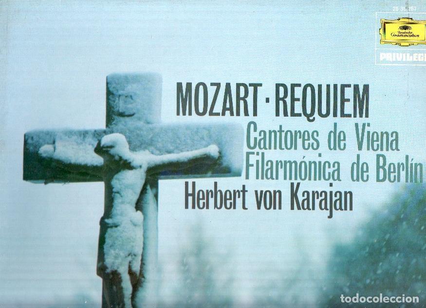 Old books: Disco/Vinilo-LP: MOZART - REQUIEM / Cantores de Viena (Deustche Gramophon) - Mozart