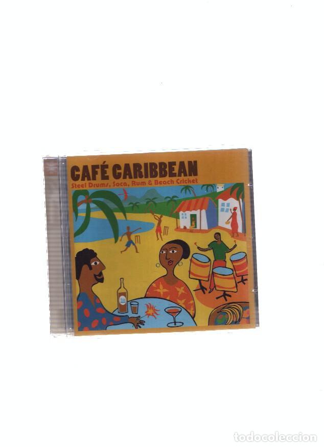 Libros antiguos: CD-Musica: CAFE CARIBBEAN - Steel Drums, Soca, Rum & Beach Cricket (Union Square 2003) - John Lee Ho
