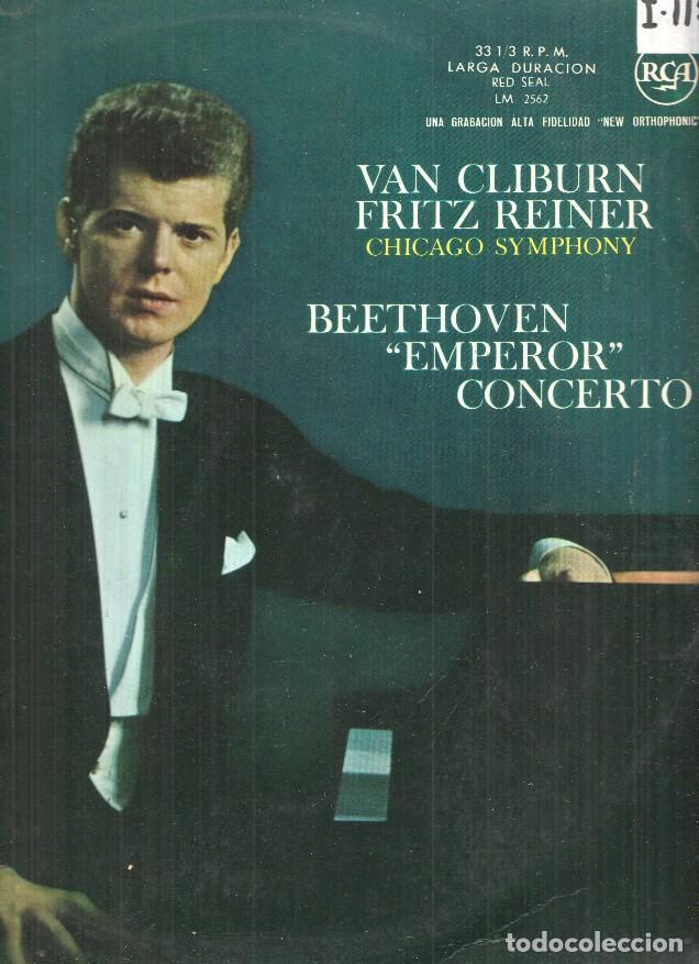 Antiquarische B&uuml;cher: LP: Van Cliburn Fritz Reiner, Chicago Symphony, Beethoven Emperor&rdquo; concerto&rdquo;