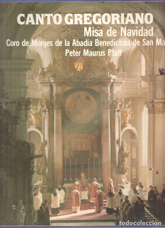 Antiquarische B&uuml;cher: LP: Cantos Gregoriano misa de Navidad - Coro de la Abadia Benedectina de San Martin, Beuron Peter M
