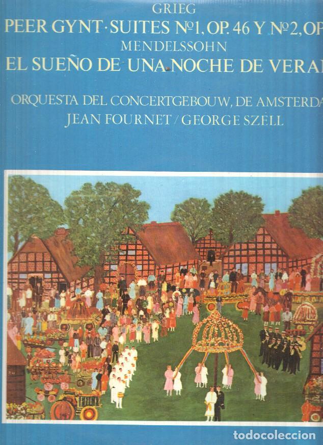 Old books: LP: Grieg - Peer Gynt - Mendelssohn - El suenyo de una noche de verano