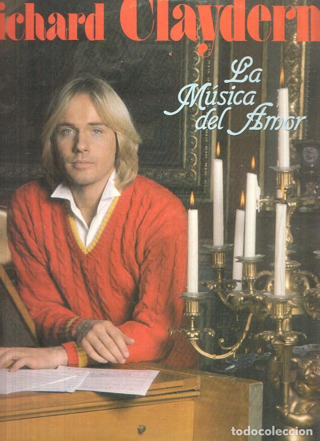 Libros antiguos: Lp: La musica del amor - Richard Clayderman