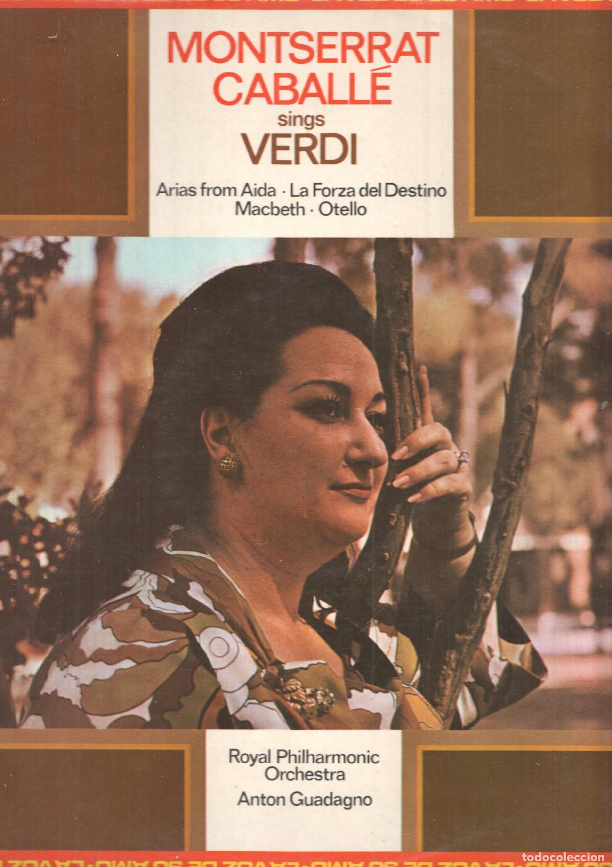 Libros antiguos: LP: Verdi, Arias de Operas - Montserrat Caballe