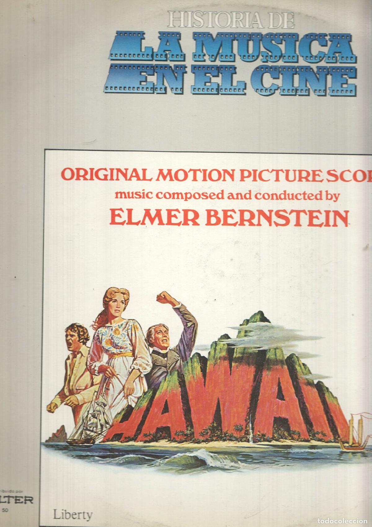 Libros antiguos: LP: Hawaii - Robert de Niro. Banda sonora de la pelicula. Historia de la Musica en el Cine