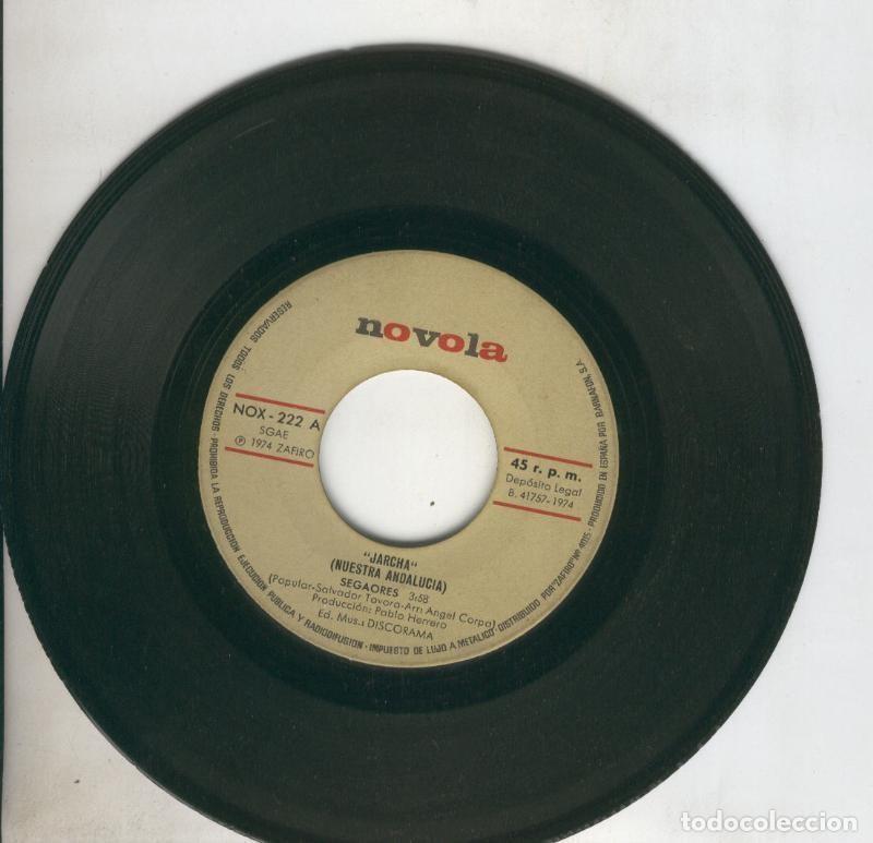 Libri antichi: Disco de 45 r.p.m: Jarcha (sin la funda): Andaluces de Jaen y Andalucia y ole - Varios