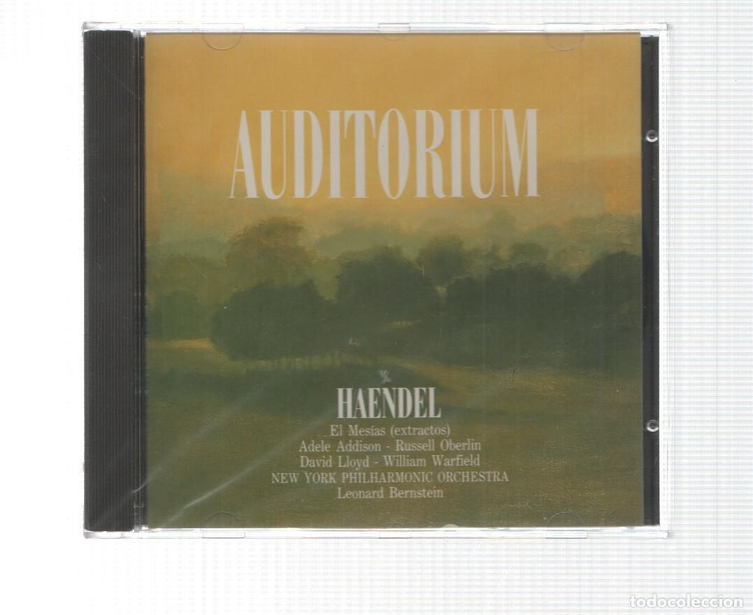 Libri antichi: CD: Sony Music: Auditorium. Haendel - El mesias, NY Philarmonic Orchestra