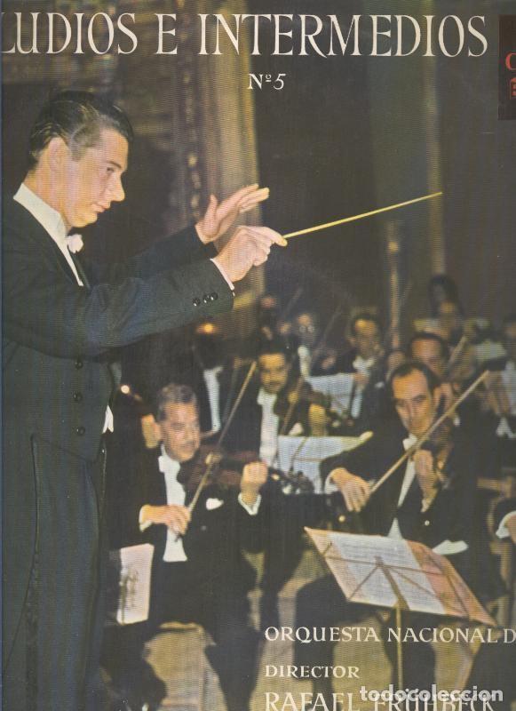 Libros antiguos: Disco LP: Preludios e intermedios numero 5 - Varios