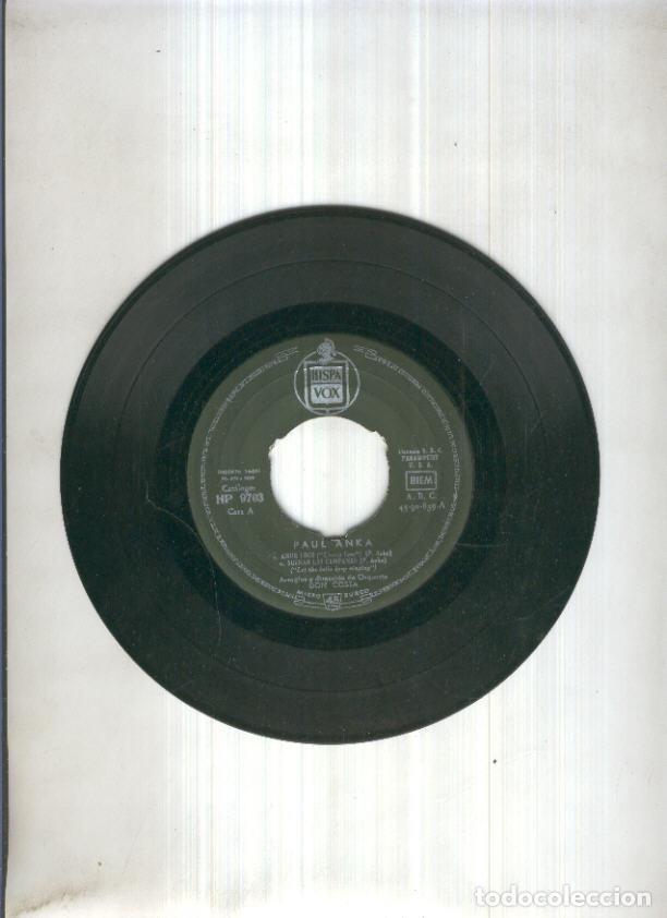 Old books: Disco Vinilo Single 45rpm: PAUL ANKA - En la orilla - Paul Anka