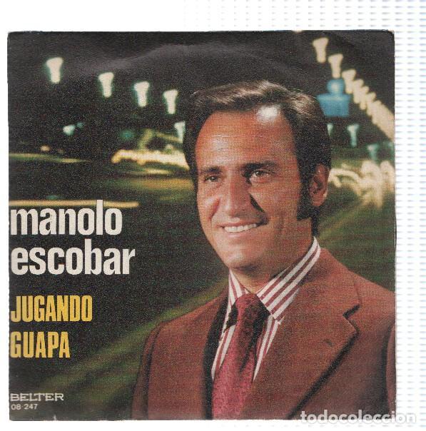 Antiquarische B&uuml;cher: Disco 45 RPM Sencillo: MANOLO ESCOBAR - Jugando - MANOLO ESCOBAR
