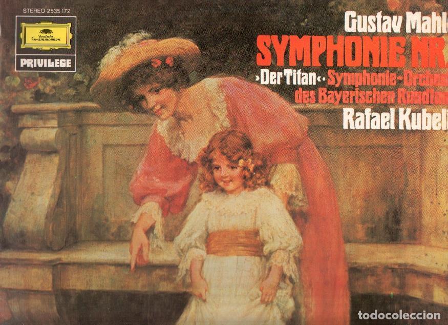 Libros antiguos: Disco/Vinilo-LP: GUSTAV MAHLER - Symphonie Nr.1 / Rafael Kubelik (Deutsche Gramophon) - Gustav Mahle