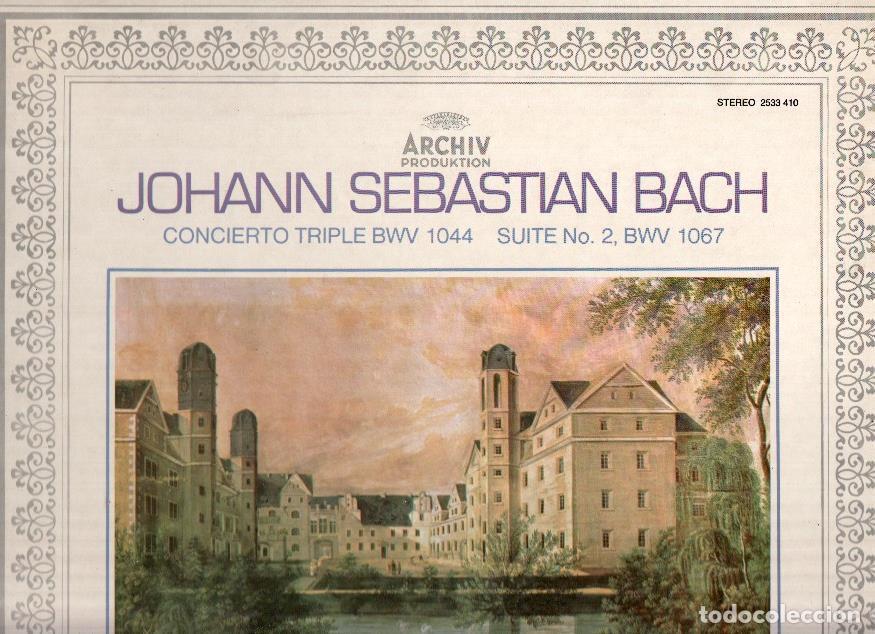 Libri antichi: Disco/Vinilo-LP: Archiv Produktion: BACH - Concierto Triple BWV 1044 Suite No.2 BWv 1067 - Bach