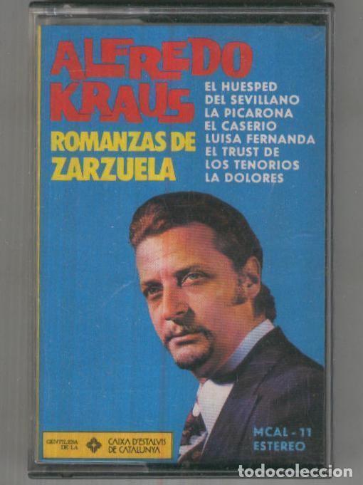 Libros antiguos: CINTA CASETE: ALFREDO KRAUS - Romanzas de Zarzuela - Alfredo Kraus