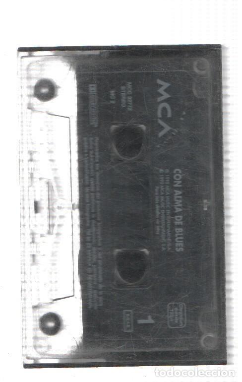Libros antiguos: Cinta Casete: CON ALMA DE BLUES - MC-2 / Recopilatorio de Blues - Varios