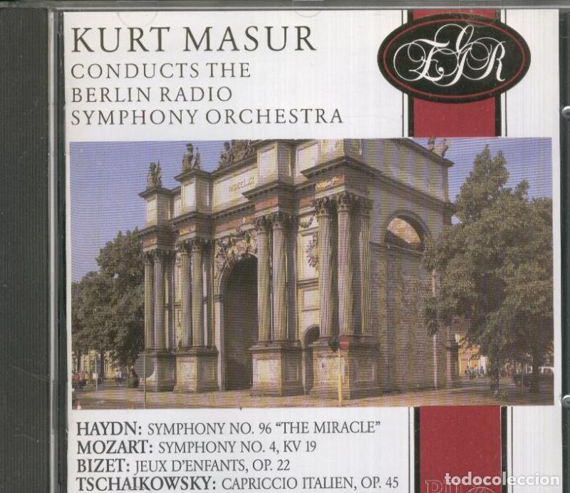 Libros antiguos: Kurt Masur- Haydn- Mozart-Bizet-Tschaikowsky - CD musical - Varios