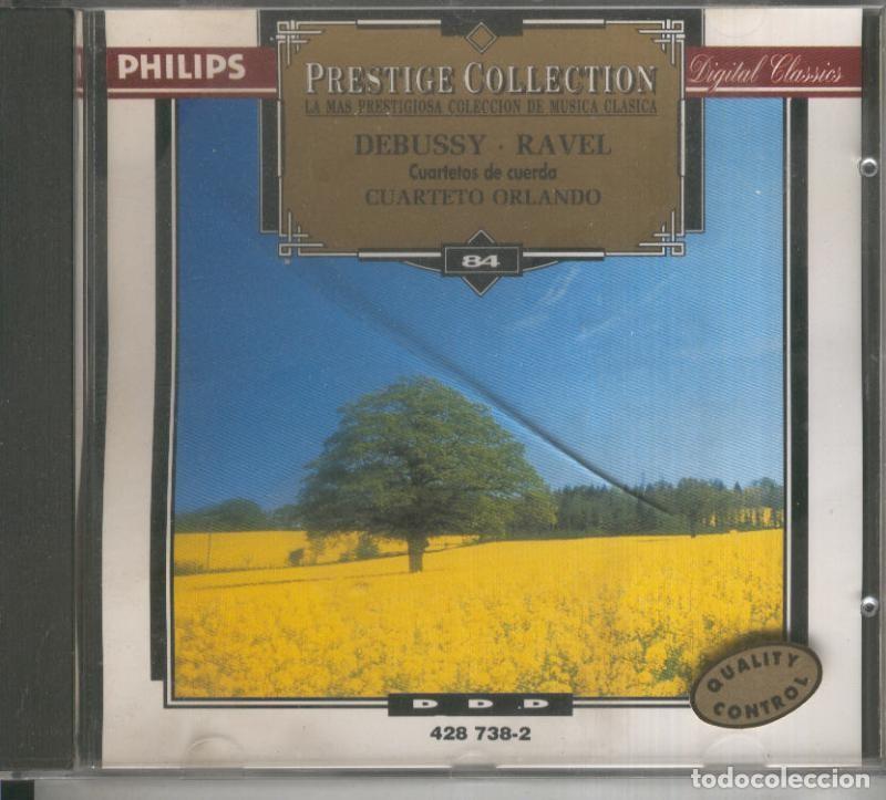 Libri antichi: CD Musica Clasica: Claude Debussy: Cuarteto de cuerda en Sol menor y - Varios