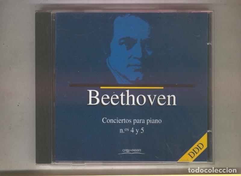 Libros antiguos: CD: Beethoven: concierto para piano numero 4 y 5 - Varios