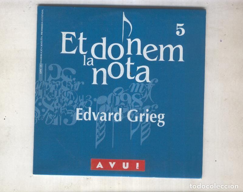 Libros antiguos: CD: Et donem la nota numero 05: Edvard Grieg: Peer Gynt y concert de piano - Varios