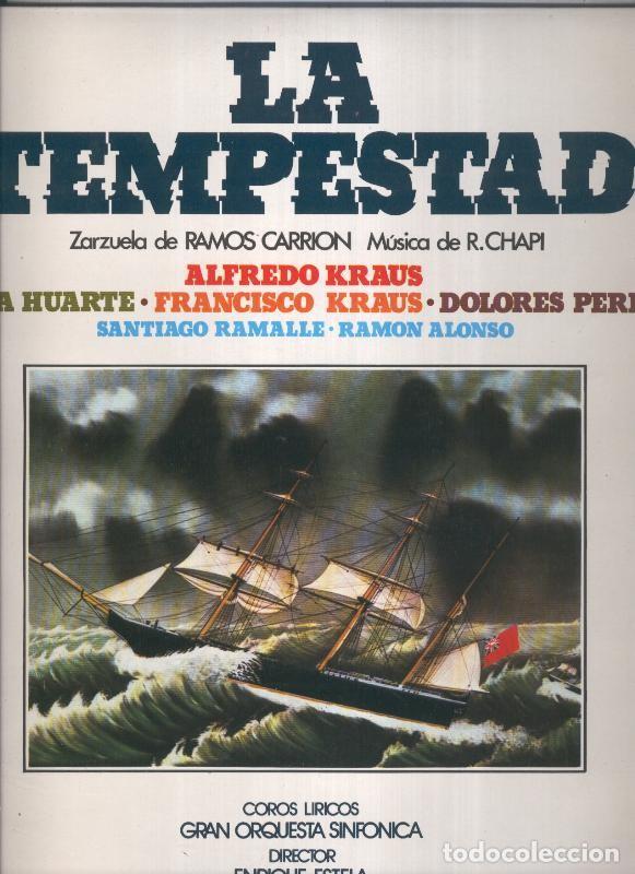 Libros antiguos: Disco LP: La tempestad de Ramos Carrion - Varios