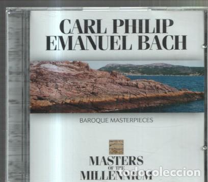 Libros antiguos: CD MUSICA: CARL PHILIP - EMANUEL BACH. Baroque Masterpieces -
