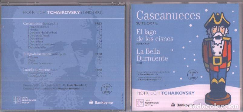 Libros antiguos: CD Musica: TCHAIKOVSKY: Cascanueces, El lago de los cisnes, La bella durmiente -