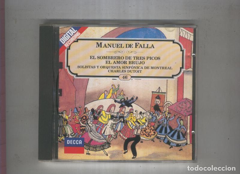 Libros antiguos: CD: Manuel de Falla DECCA numero 46 - VARIOS - Foto 1