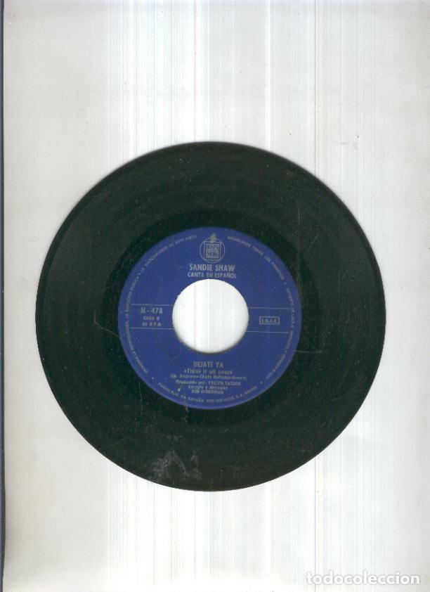Libros antiguos: Disco Vinilo Single 45rpm: SANDIE SHAW - Monsieur Dupont - SANDIE SHAW