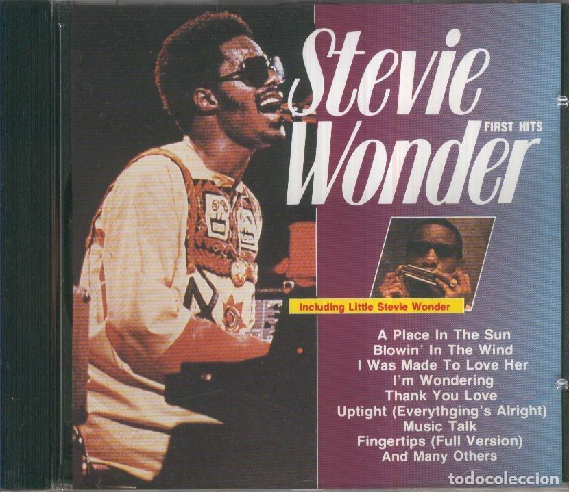 Libros antiguos: CD Musica: STEVE WONDER - First Hits, Vol.01 - Steve Wonder