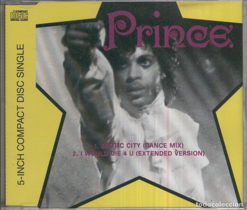 Libros antiguos: CD Musica: PRINCE - Erotic City (Single) - Garbage