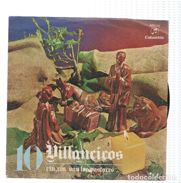 Libros antiguos: Disco 45 RPM Sencillo: VILLANCICOS (Columbia) : Numero 10 - Varios