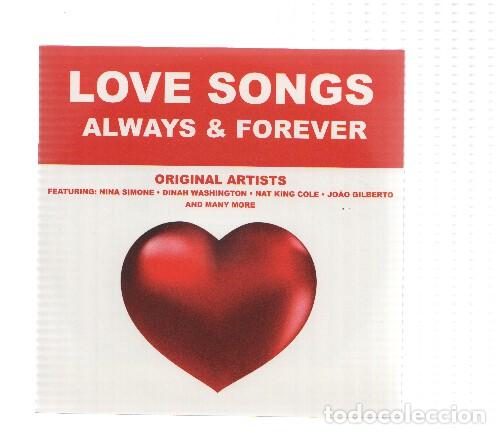 Libros antiguos: CD-Musica: Love Songs: ALWAYS AND FOREVER (Original Artists) - Varios