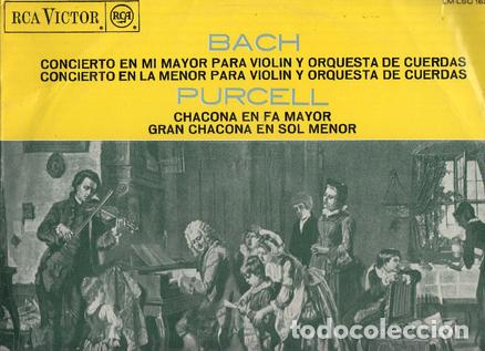 Antiquarische B&uuml;cher: Disco/Vinilo-LP: BACH / PURCELL : Orquesta de Camara de L,O.R.T.F (RCA) - Bach y Purcell