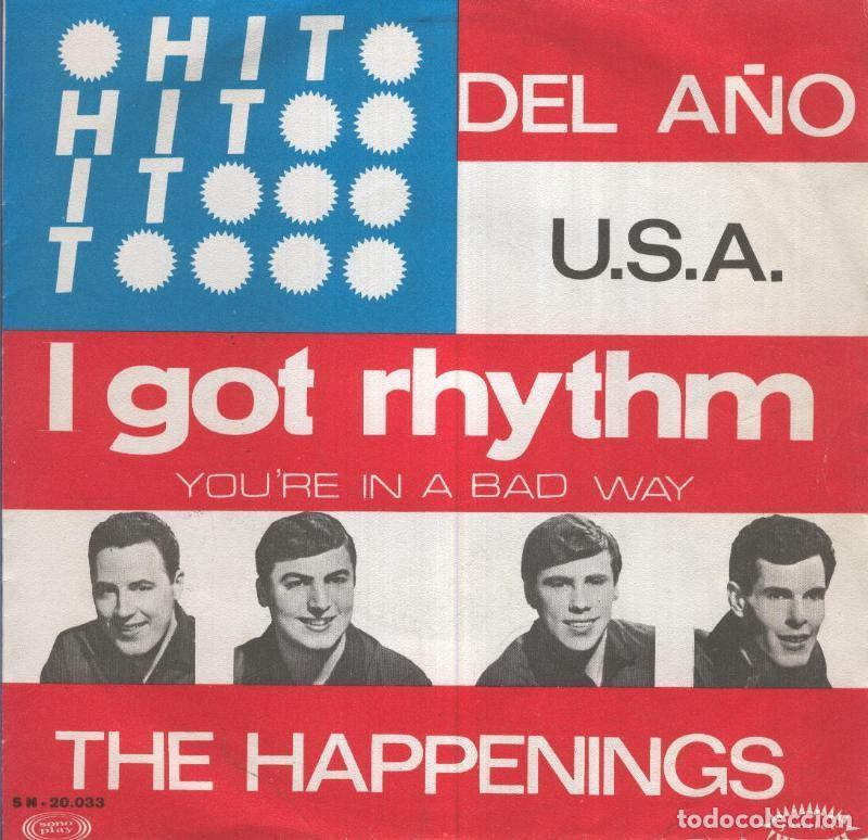Antiquarische B&uuml;cher: Disco Vinilo 45rpm: THE HAPPENINGS - I got rhythm - The Happenings