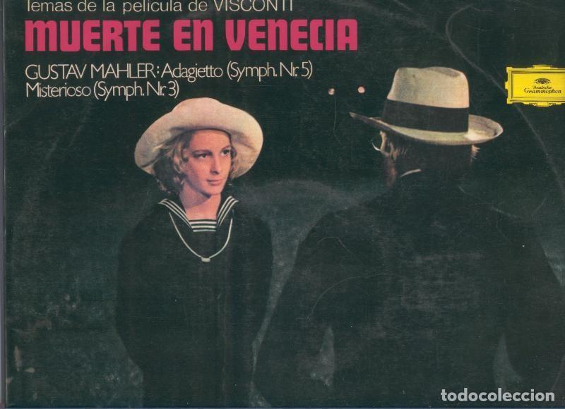 Antiquarische B&uuml;cher: Disco Vinilo LP: MUERTE EN VENECIA, Temas de la pelicula de VISCONTI - Gustav Mahler