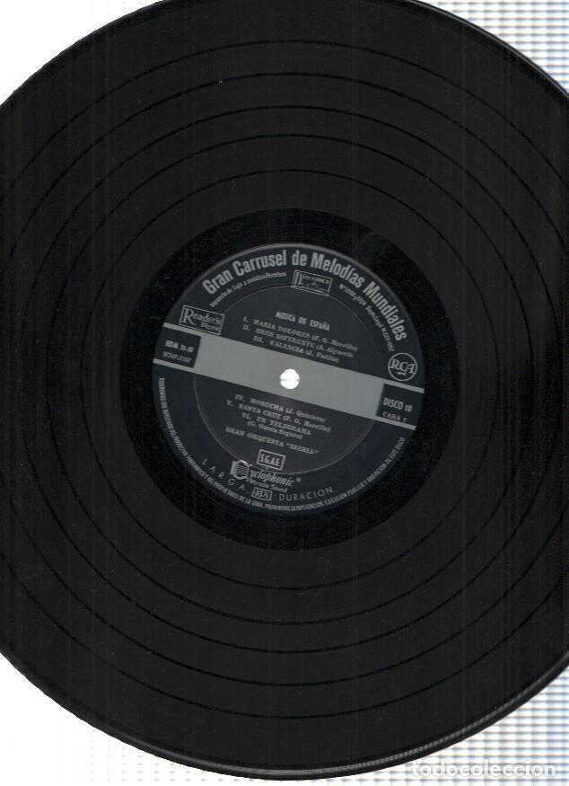 Libros antiguos: Vinilo-LP: Gran Carrusel de Melodias Mundiales, Numero 10: MUSICA DE ESPA&Ntilde;A (Readers Digest) - Reade