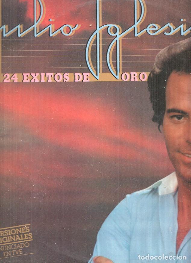 Libros antiguos: Doble Lp: 24 exitos de oro - Julio Iglesias