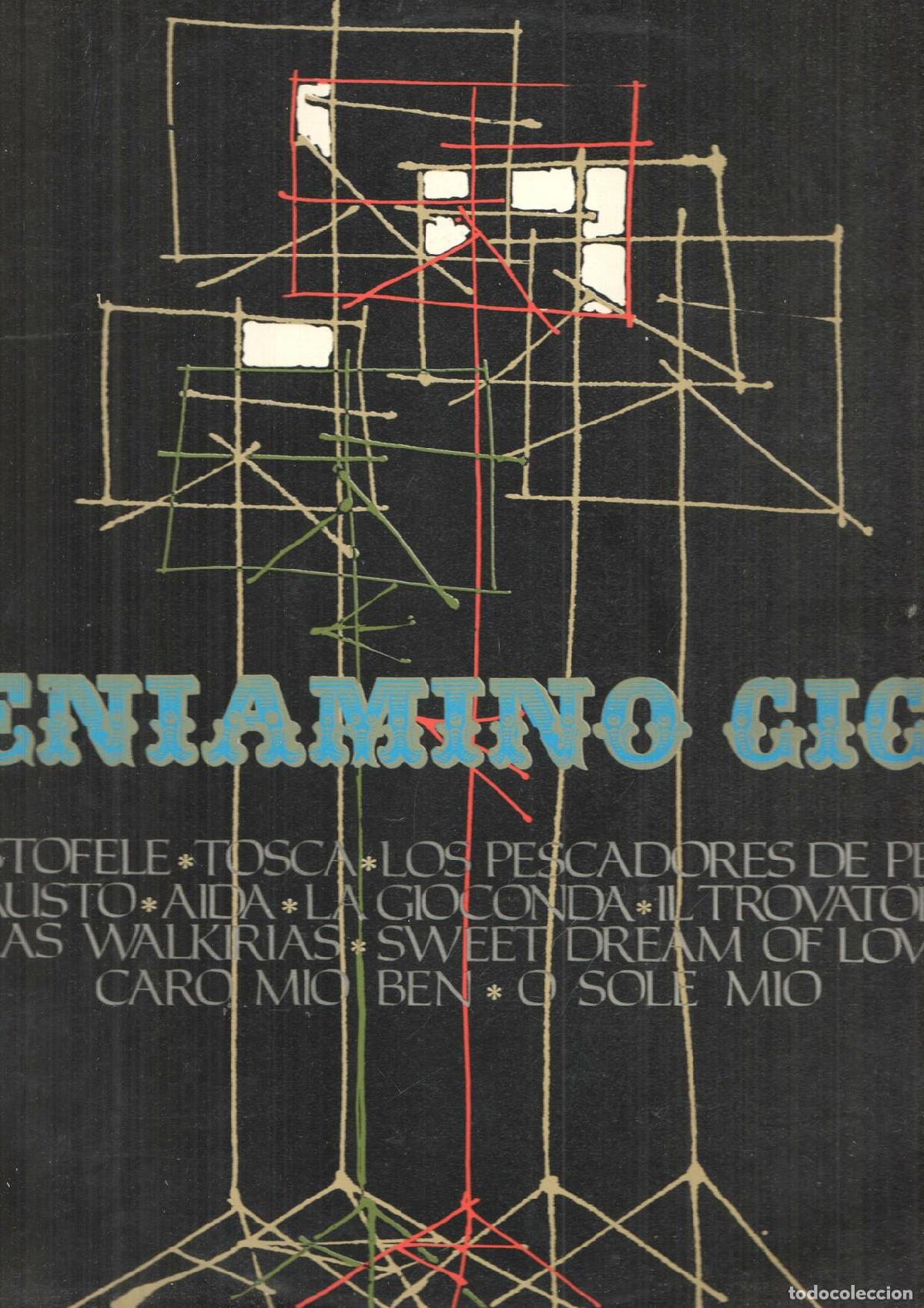 Libri antichi: LP: Recital de Beniamino Gigli, ZOR-148. International Joker production