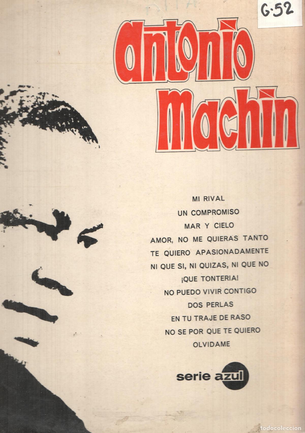 Libri antichi: LP: Antonio Mach&iacute;n y su conjunto. Emi, Regal