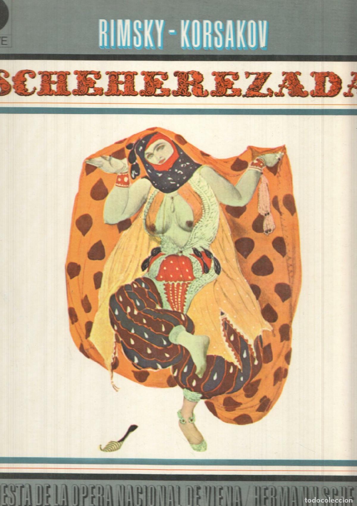 Livros antigos: LP: Scheherezada, Rimsky - Korsakov. Orquesta de la Opera Nacional de Viena