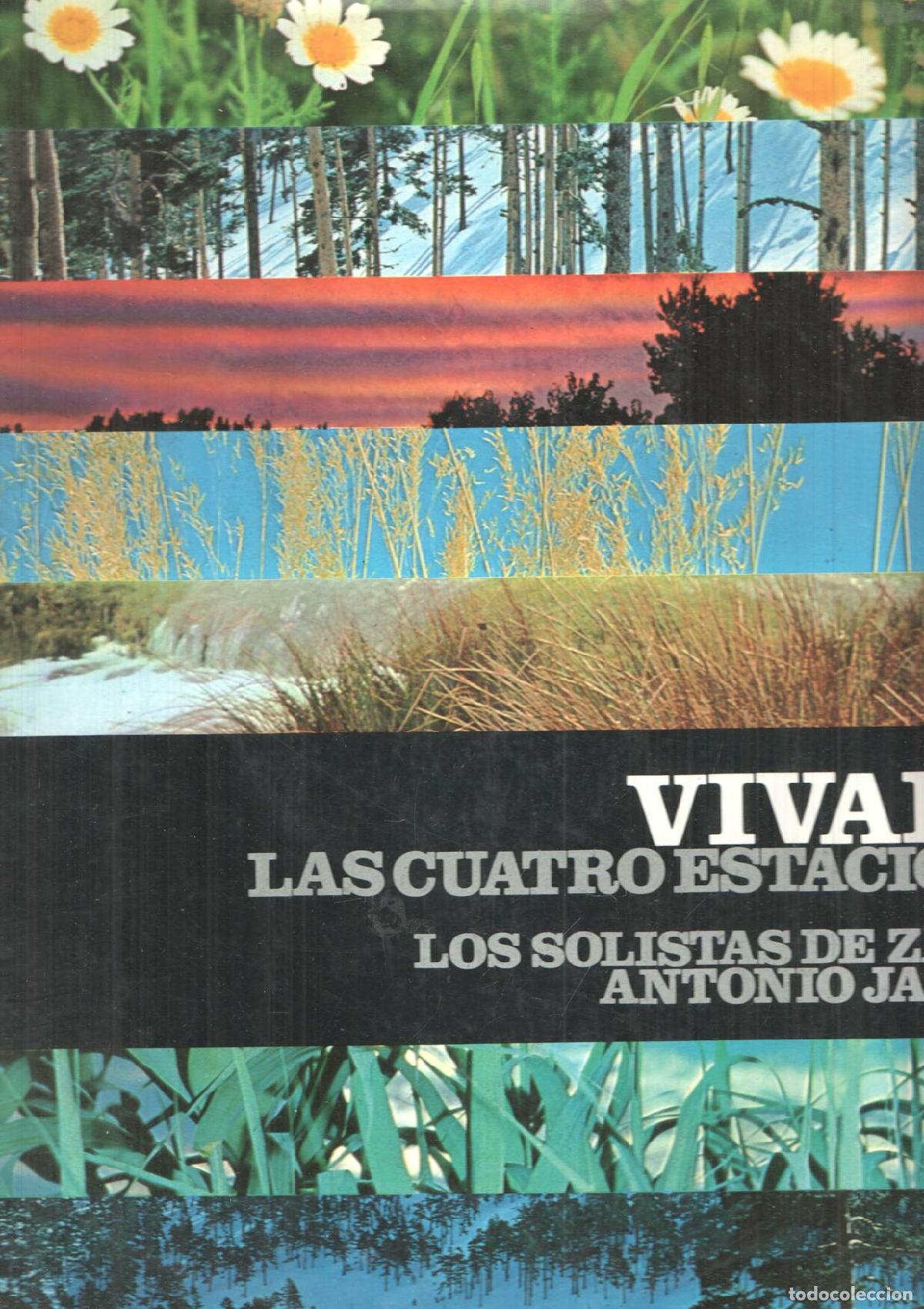 Libri antichi: LP: Las Cuatro Estaciones de Vivaldi. Hispavox. Clave
