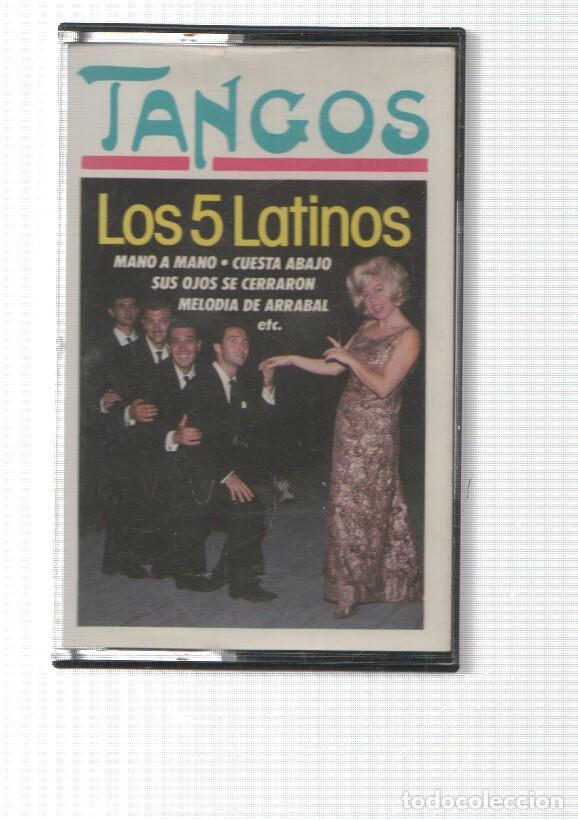 Libri antichi: Perfil: cassette: Los 5 Latinos, Tangos. Mano a mano, Melodia de Arrabal
