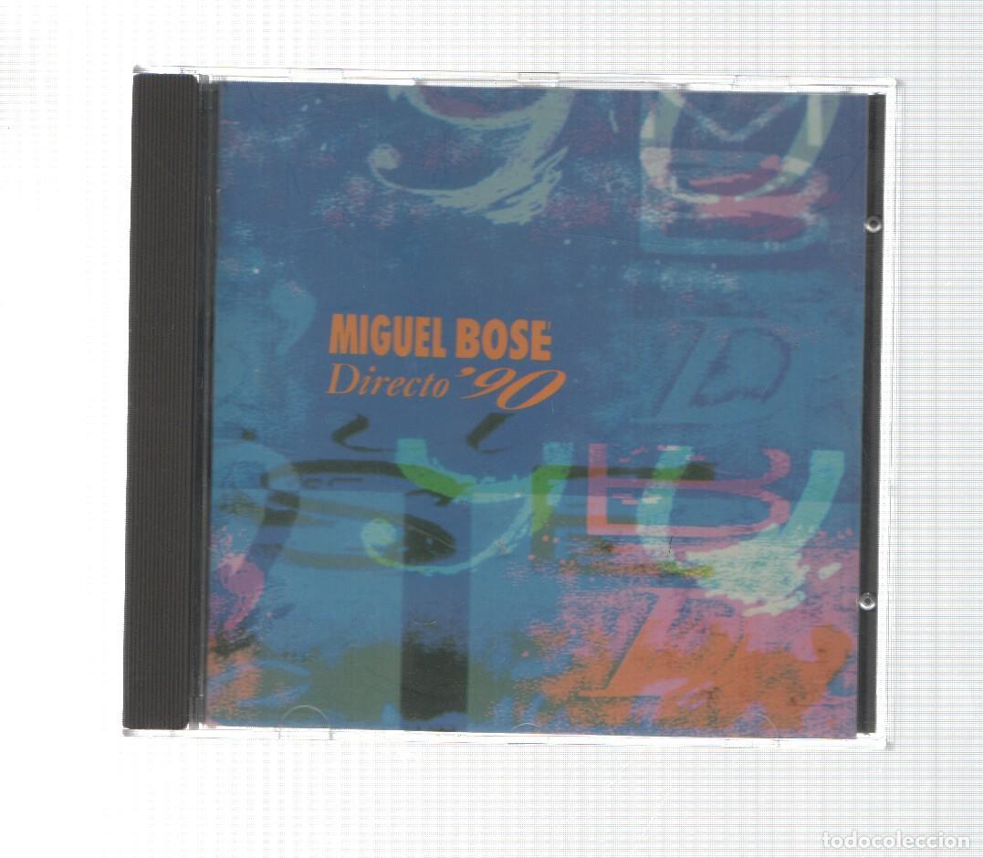 Libri antichi: CD: Wea: Miguel Bose Directo 90