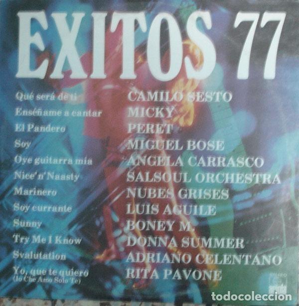 Libros antiguos: Disco LP: Exitos 77 - Varios - Foto 1